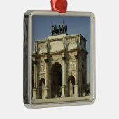 凱旋門du Carrouselの眺め メタルオーナメント (右)