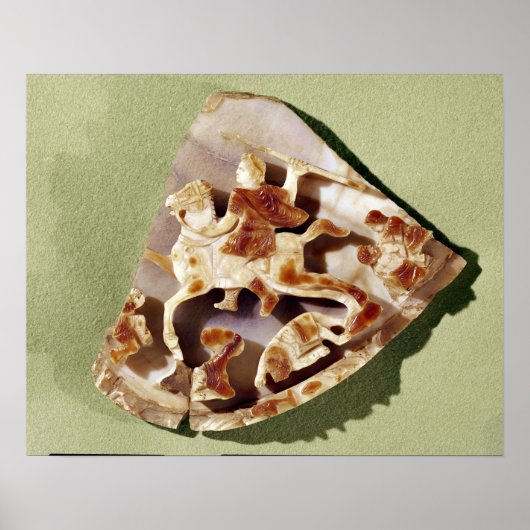 凱歌を奏す野蛮人を踏みつけた天皇 ポスター (正面)