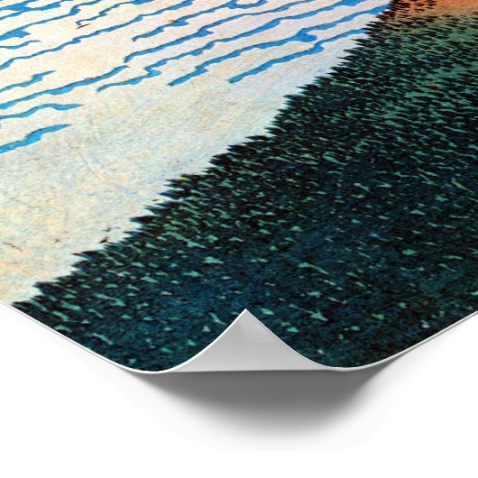 凱風快晴（赤富士）, 北斎 ポスター (角)