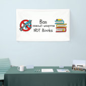 凶器を禁書にする 横断幕 (トレードショー)