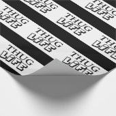 凶悪生活態度モットー集団ギャング強硬フード ラッピングペーパー (角)