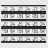 凶悪生活態度モットー集団ギャング強硬フード ラッピングペーパー (フラット)