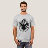 凶暴な三頭の猟犬 Tシャツ (正面フル)