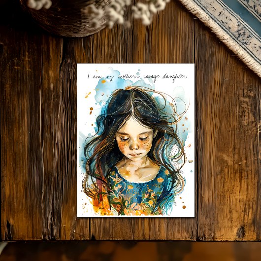 凶暴な娘 ポストカード