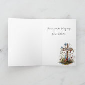 凶暴な娘、獰猛な母親 サンキューカード (内部)