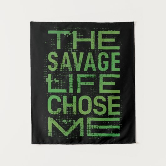 凶暴な生活に私が選ばれた タペストリー (正面)