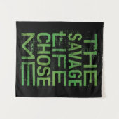 凶暴な生活に私が選ばれた タペストリー (正面(横))