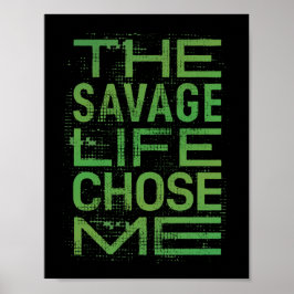 凶暴な生活に私が選ばれた ポスター