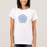 凸五角形と凹五角形の5回回転対称テセレーション Tシャツ<br><div class="desc">ペンローズタイリングを基にしたテセレーションです.</div>