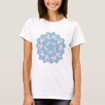 凸五角形と凹五角形の5回回転対称テセレーション Tシャツ<br><div class="desc">ペンローズタイリングを基にしたテセレーションです.</div>