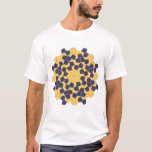 凸五角形と凹五角形の8回回転対称テセレーション Tシャツ<br><div class="desc">AmmannとBeenkerによって発見された8回回転対称テセレーションに基づいています．</div>