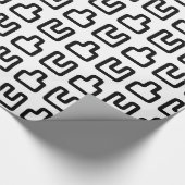 凸凹デコボコでこぼこ ラッピングペーパー (角)