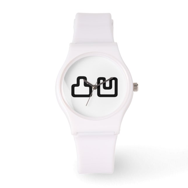 凸凹デコボコでこぼこ 腕時計 (正面)