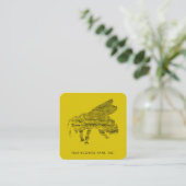 凸版スタイルレトロビー スクエア名刺 (スタンド正面)