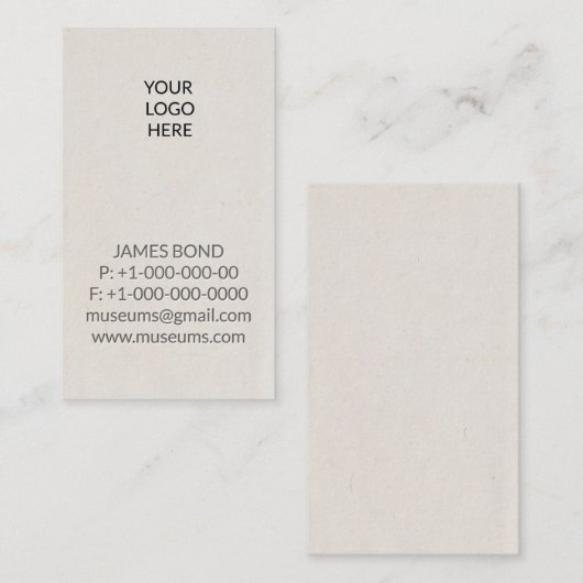 凸版印刷あなたのロゴのシンプルな名刺 名刺 (正面/裏面)