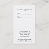 凸版印刷のスタイルの蝶 予約カード (裏面)