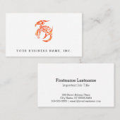 凸版印刷の種族のスタイルのドラゴン 名刺 (正面/裏面)