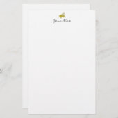 凸版印刷の蜂 便箋 (正面/裏面)