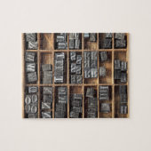 凸版印刷の金属のタイプパズル ジグソーパズル (横)