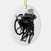 凸版印刷1888の円形のオーナメント セラミックオーナメント (右)