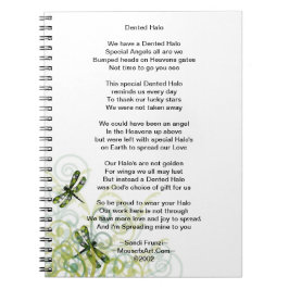 凹まされたハローの詩の脳外科手術の生存者のノート ノートブック