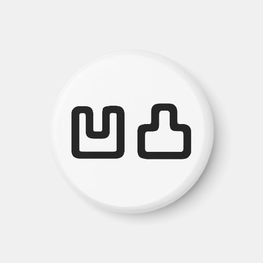 凹凸オウトツおうとつ マグネット (正面)