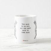 出かけなければなりません…. USCGのコーヒー・マグ コーヒーマグカップ (中央)