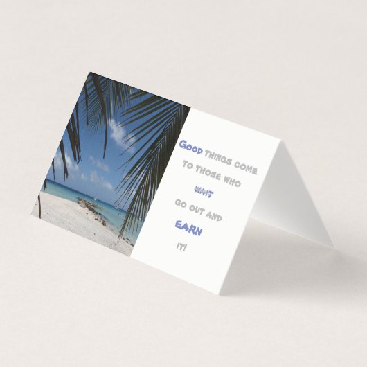 出かけ、それを得る人に来られるよい事! (正面)