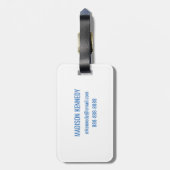 出し、引用文を探検し、そして地図を描いて下さい ラゲッジタグ (裏面縦)