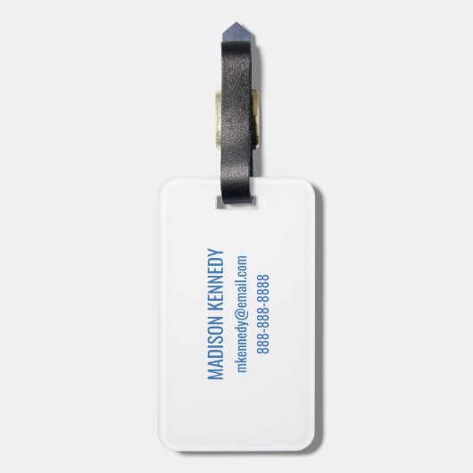 出し、引用文を探検し、そして地図を描いて下さい ラゲッジタグ (裏面縦)