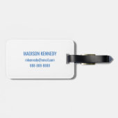 出し、引用文を探検し、そして地図を描いて下さい ラゲッジタグ (裏面横)