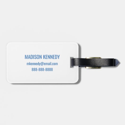 出し、引用文を探検し、そして地図を描いて下さい ラゲッジタグ (裏面横)