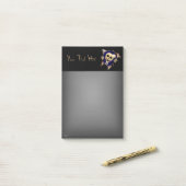 出す（スケルトンの脱出） ポストイット (デスク上)