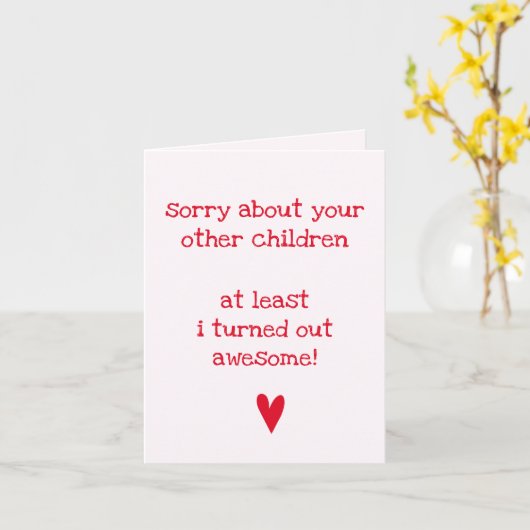 出た素晴らし!-おもしろい引用文父の日 カード (黄色い花)