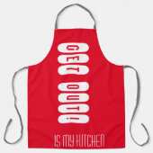 出ていきなさい、私の台所から、赤いエプロン エプロン (正面)