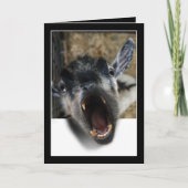 出て行くと叫ぶヤギ カード (正面)