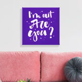 出て行くの？ キャンバスプリント (インサイチュ (リビング))