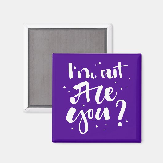 出て行くの？ マグネット (正面/裏面)