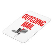 出て行く郵便積み込みの磁石 マグネット (左側)