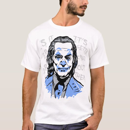 出て行け熱狂するよはっきりした:Statement T-Shi Tシャツ (正面)