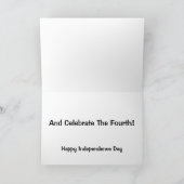 出て行け祝7月4日! カード (内部)