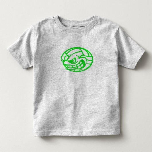 出て行け！キッズバレーボールT型 トドラーTシャツ (正面)