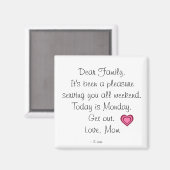 出て行け!マグネット マグネット (正面/裏面)