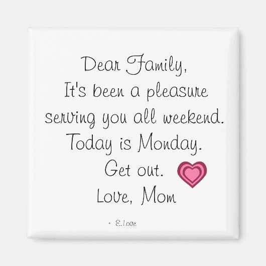 出て行け!マグネット マグネット (正面)