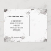 出て行け。EVPポストカードハロウィーン招待状 インビテーションポストカード (裏面)