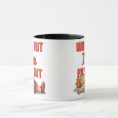 出て行って出て行く マグカップ (中央)