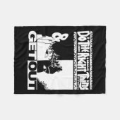 出て…256シール フリースブランケット (正面(横))