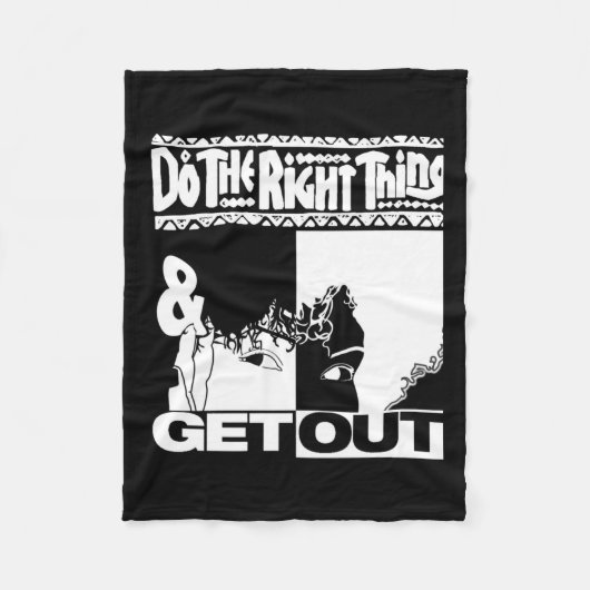 出て…256シール フリースブランケット (正面)