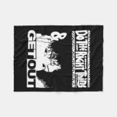 出て…257ステッカー フリースブランケット (正面(横))