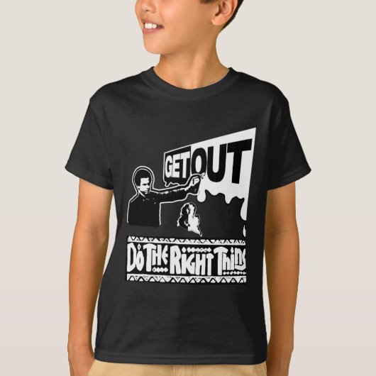 出て…300ステッカー Tシャツ (正面)